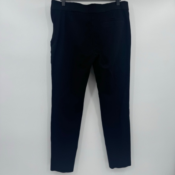 Everlane Pants Women 12 Black Skinny Stretch Zipper Mid Rise Office Career Ankle - Picture 5 of 12